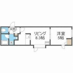 エクセル北4条の物件間取画像